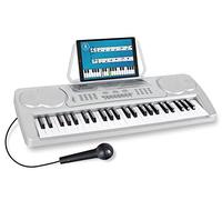McGrey BK-4910SR Clavier avec 49 Touches et Pupitre Support de Notes Argent