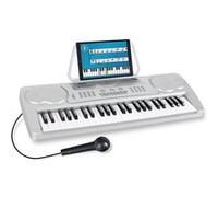 McGrey BK-4910SR Clavier avec 49 Touches et Pupitre Support de Notes Argent Argent G