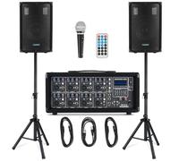 McGrey BP-215 Bandpack Système PA 150 Watts, Mixeur amplifié 8 canaux