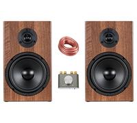 McGrey BSS-265 BR Micro Chaîne - INCL. Mini-amplificateur et câble Haut-Parleur - Récepteur Bluetooth® - Entrées Jack et USB - 80 Watts - Marron