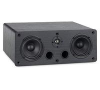 McGrey CS-440 BK Enceinte Bibliothèque - Enceinte Satellite HiFi Multifonction pour Système Surround, Musique et Home Cinéma - Enceinte Centre Full-Range 2 Voies avec 40W RMS - Noir