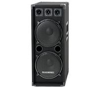 McGrey DJ-2222 Enceinte PA DJ à 2 Niveaux 2X 30cm (12") Subwoofer 1000W (Passif, Système 2 Voies, Boîtier Bois)