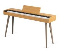 McGrey DP-17 AL Piano design Slimline, 88 touches lestées, mécanique à marteaux, 128 sons, 600 rythmes, fonctions Layer/Dual, 3 pédales, frêne clair.
