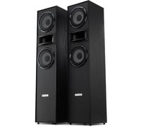 McGrey HTS-65320 BK Paire d'enceintes Colonne HiFi 3 Voies - 160W RMS - 2 x 6,5" médiums/Graves - 1" Tweeter à pavillon - Conception Bass-Reflex - Finition Bois - Noir