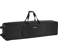 McGrey KBT-3222-88 Keyboardtrolley - Trolley-gigbag pour clavier 88 touches, léger, robuste, avec protection épaisse, harnais sac à dos rembourré, résistant à l'eau, couleur noir.