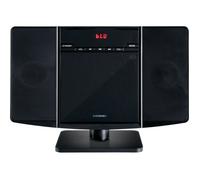 McGrey MCD-60 Système Stéréo Vertical - Hi?FI Compact Gain de Place avec Lecteur CD/MP3, Emplacement USB, Streaming Bluetooth & Radio FM/AM - Entrée AUX, Télécommande, 2X 3 Watt RMS - Noir