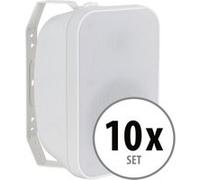 McGrey OLS-5251WH Haut-parleur extérieur 50 W Blanc 10x Set Blanc G