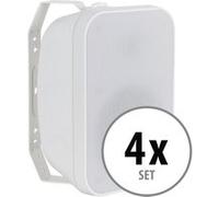McGrey OLS-5251WH Haut-parleur extérieur 50 W Blanc 4x Set Blanc G