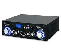 McGrey PA-350BT Amplificateur Bluetooth 200W avec USB/MP3, 2 entrées Micro, entrée Cinch - Parfait pour fêtes, karaoké et Cave à fêtes.
