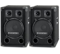 McGrey Paire McGreyDJ-1022 Enceintes PA DJ 25cm (10") Subwoofer 800W (Passif, système 2 Voies, boîtier en Bois)