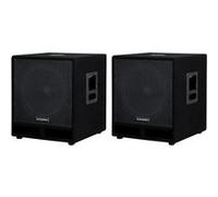 McGrey PAS-115 15 PA passive subwoofer la paire basse baffle 1200 Watt G