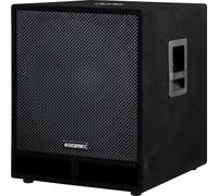 McGrey PAS-118 Subwoofer Passif 18" (DJ, PA, Caisson de Basse, 450/900/1800 Watts (RMS/Puissance Musicale/Peak), évents Bass-Reflex, woofer 18", connexions SPK) Noir