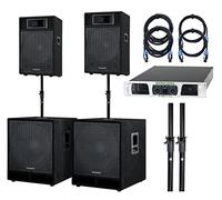 McGrey Powerstage-4200 Système PA 4200 Watts, Haut-parleurs PA-112