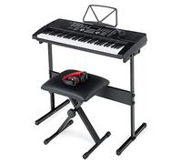 McGrey SK-6100 Keyboard Super Kit - 61 touches, 255 sons et rythmes, fonctions d'apprentissage, avec table, tabouret, micro et casque - noir.