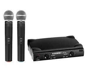 McGrey UHF-2V Set Radio Double Voix/Instrument avec 2X Micro manuels 50 m