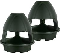 McGrey WPL-660GN BT Enceintes d’extérieur avec Bluetooth - Paire Haut-Parleur Etanche de Jardin, Terasse, Outdoor - 6,5 Pouces, 2 Voies - Projection sonore à 360° - Vert 120 W