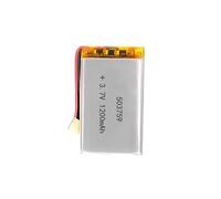 MCHkR 2 5 10 20 PCS 3,7V 1200mAh 503759 Lipo avec connecteur JST 2,0 mm Compatible avec Les Petits projets de Bricolage électronique et Les appareils Portables(5pcs no Connector)