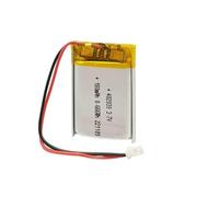 MCHkR 2 5 10 20 PCS 3,7V 180mAh 402030 Lipo avec Une fiche JST de 2,0 mm Compatible avec Les Petits projets de Bricolage électronique et Les appareils Portables(5pcs with Connector)