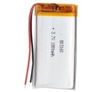 MCHkR 2 5 10 20 pièces 3.7V 1800mAh 803160 LiPo avec Prise JST 2.0mm Compatible avec Les Petits projets électroniques de Bricolage et Les appareils Portables(10pcs no Connector)