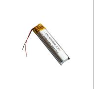 MCHkR 2 5 10PCS 601040 3.7V 200mAh Lipo avec Une fiche JST de 2,0 mm Compatible avec Les Petits projets de Bricolage électronique et Les appareils Portables(10pcs with Connector)