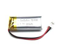 MCHkR 2PCS 3.7V 380mAH 751535 751635 Li ION li polymère avec 2,0 JST 2pin Connecteur Compatible avec Les lecteurs MP3 Caméras GPS Appareils intelligents Mobile Banks Power Banks MP4 Players