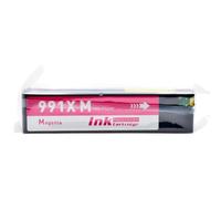 MCHkR Cartouche d'encre Couleur Compatible 4X, Compatible avec Les Fournitures d'imprimante PageWide Pro MFP 772dn 991 991X 991x(1pcs Magenta)