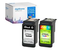 MCHkR Cartouches d'encre 275XL 276XL, compatibles avec Les modèles d'imprimante TS3520 TR4700 TR4720 TR4722, LOT d'encre Noire et Tricolore