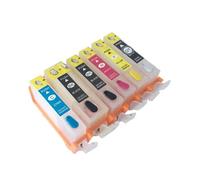 MCHkR Cartouches d'encre Rechargeables, 6 pièces, compatibles avec Les modèles d'imprimante MG6240 MG8240 MG6140 MG8140 PGI-425 CLI-426 GY Compatible avec numéro de pièce PGI425