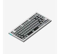 MCHkR Clavier mécanique câblé en Aluminium à Profil Bas personnalisé Hauteur NAS Hauteur ANSI 75% Clavier de Jeu Compatible avec Via et QMK Excellente Option de Cadeau(Kit with Switch)