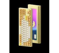 MCHkR Kit de Clavier mécanique Dolphin80 CHETOLIQUE MECHIAL Mot Bluetooth Swap Swap Hot Swap Kit Kit de Clavier(Yellow kit)