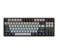 MCHkR NA87 87 Clavier mécanique câblé avec commutateurs magnétiques Fonctionnalités Personnalisables à Chaud Compatible avec Le Bureau et Les Jeux Utiliser l'idée Cadeau(Black A)