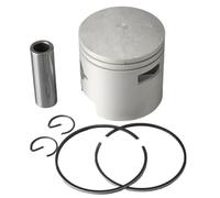 MCHkR Piston and Piston Ring Set 61N-11631 STD 61N-11631-00 689-11631-60 72MM Compatible with 2 Stroke Outboard Motor 25HP 30HP