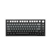 MCHkR Switch Magnetic Switch Mechanical Gaming Keyboard 83 Key Hot Swap RVB Joint personnalisé Compatible Compatible avec Le Clavier VGNA75 Gamer Clavier Cadeau(Black Gray)