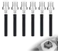 MCHMFG Lot de 6 bouchons de réservoir de carburant et de reniflard pour 50 cc, 110 cc, 125 cc, 150 cc, SSR XR50 Apollo Pit Dirt Bike Tao Enfants ATV Quad Bike (Argent)