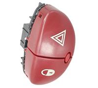 MCHNB Commutateur De Clignotant D'avertissement De Danger Bouton De Commutation De Lumière Dangereuse pour Peugeot 206 207 pour Citroën C2 6554L0 96403778JK Style Voiture