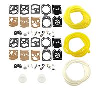 MCHNIC 2x Carburateur Membrane Joint Réparation kit remplace McCulloch 247260 et 3x Tuyaux(2mmx3.5mm, 2.5mmx5mm, 3mmx5mm)