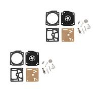 MCHNIC 2X Kit de réparation de membrane de carburateur pour Husqvarna 340 345 346XP 350 353 357 359 Tronçonneuse Zama RB-122 C3-EL17 C3-EL18 C3-EL32