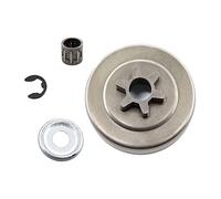 MCHNIC 3/8 6Z Pignon de Tambour d'embrayage Roue dentée pour Stihl 017 018 021 023 025 MS170 MS180 MS210 MS230 MS250 Tronçonneuse Remplace 1123 640 2005