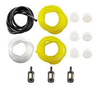 MCHNIC 3 Lot de 1 mètres Tuyau Durite d'essence (3mm x 5mm, 2.5mm x 5mm, 2.5mm x 3mm) pour Souffleur Coupe-bordure Tronçonneuse Debroussailleuse Poulan Craftman Stihl Husqvarna Walbro Zama