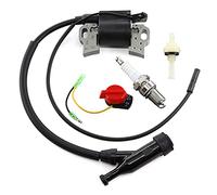 MCHNIC Bobine d'allumage pour Gx240 GX270 Gx340 Gx390 remplace Honda 30500-z1 C-023 30500-ze2-023 30500-zf6-w02 Stens 440-101 Rotatif 12083 Oregon 33-521 Prime Line 7-01660 moteur et Bougie d'allumage