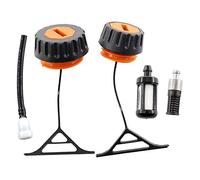 MCHNIC Bouchon de réservoir et couvercle d'huile, filtre à carburant pour Stihl 010 011 012 020 020T 021 023 024 025 026 028 034 034S 036 038 048 tronçonneuse remplace 000 350 0520 et 0000. 350 0510.