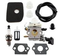 MCHNIC Carburateur avec filtre à air et bougie d'allumage pour Stihl BG86 SH56 SH56C SH86 SH86C BG86CE BG86Z BG86CEZ Souffleur à feuilles Remplace Zama C1M-S261B, 4241 120 0616