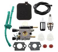 MCHNIC Carburateur avec filtre à air et tuyau d'essence pour Stihl BG45 BG46 BG55 BG65 BG85 BR45C SH55 SH85 BG 45 46 55 65 85 - Remplace le carburateur Zama C1Q-S68G 4229 1200 606