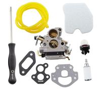 MCHNIC Carburateur avec filtre à air tournevis pour tronçonneuse McCulloch CS340 CS380 CS 340 380, Jonsered CS 2234 2238, Red Max GZ 380