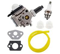 MCHNIC Carburateur avec joint bougie d'allumage Tuyau d'essence pour tondeuse à gazon Kawasaki TH43 TH48 Moteur - Accessoires de jardinage d'extérieur