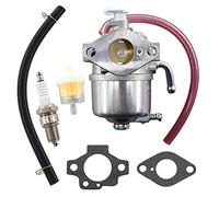 MCHNIC Carburateur avec joint de filtre à carburant Bougie d'allumage pour moteurs 4 temps KAWASAKI FC150V John Deere 14SB JX75 JE75 JX85 14SE Tondeuses à gazon Remplace 15003-2364 AM121151 AM124620