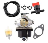MCHNIC Carburateur avec joint Filtre à essence pour tondeuse à gazon Tecumseh 640065, 640065A OHV 110, OHV 115, OHV 120, OHV 125, OHV 130, OVH 135, OV358EA