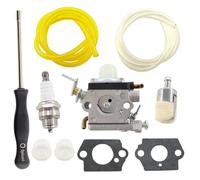 MCHNIC Carburateur avec joint, tuyau d'essence, tournevis pour Husqvarna 122HD45 122HD60 522HD60S 522HDR60S Jonsered HT2223T HT2218 Taille-haie remplace 596658301 523012401