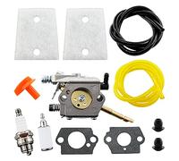 MCHNIC Carburateur avec tuyau à essence et filtre à air pour Stihl H24D FS 48 52 56 62 66 81 86 106 FS48 FS52 FS56 FS62 FS66 FS81 FS86 FS106 Remplace Walbro WT-45-1, 4126 1200 0600