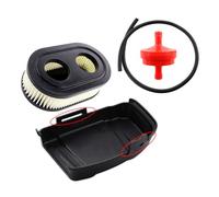 MCHNIC Couvercle de filtre à air avec filtre à air pour tondeuse Briggs & Stratton 650EXI 675EXI 675IS Remplace 594575, 798452 avec bougie d'allumage filtre à carburant